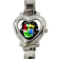 Che Guevara Heart Italian Charm Watch by Valentinaart