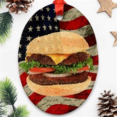 Hamburger Ornament (oval) by Valentinaart