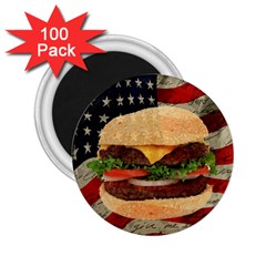 Hamburger 2 25  Magnets (100 Pack)  by Valentinaart