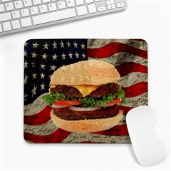 Hamburger Large Mousepads by Valentinaart