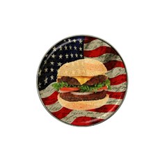 Hamburger Hat Clip Ball Marker by Valentinaart