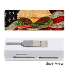 Hamburger Memory Card Reader (stick)  by Valentinaart