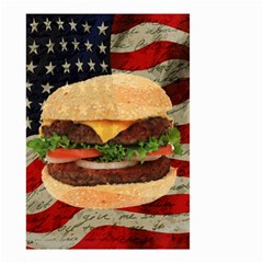 Hamburger Small Garden Flag (two Sides) by Valentinaart