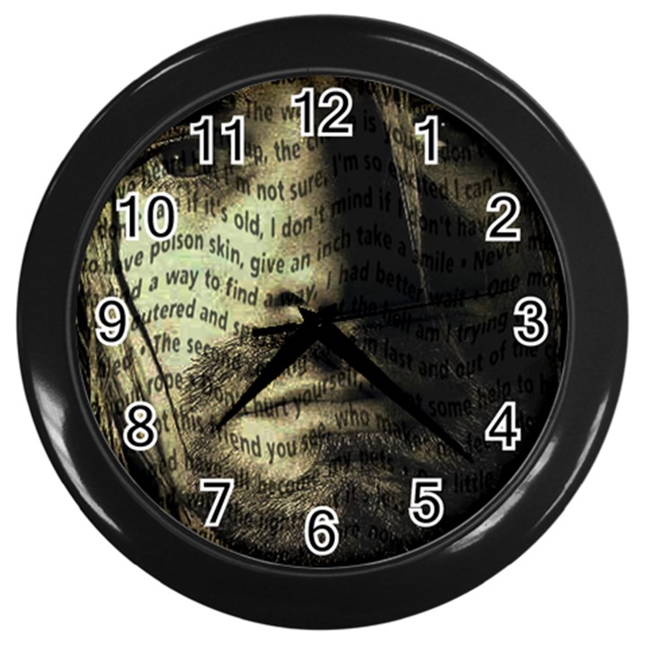 Kurt Cobain Wall Clocks (Black)