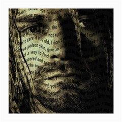 Kurt Cobain Medium Glasses Cloth (2-side) by Valentinaart