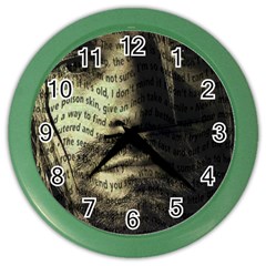 Kurt Cobain Color Wall Clocks by Valentinaart