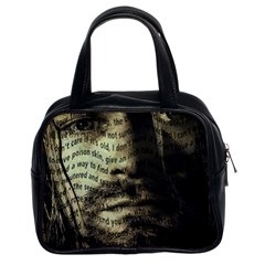 Kurt Cobain Classic Handbags (2 Sides) by Valentinaart