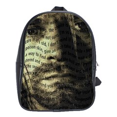 Kurt Cobain School Bags(large)  by Valentinaart