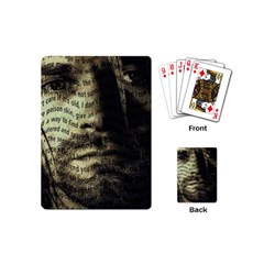 Kurt Cobain Playing Cards (mini)  by Valentinaart