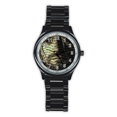 Kurt Cobain Stainless Steel Round Watch by Valentinaart