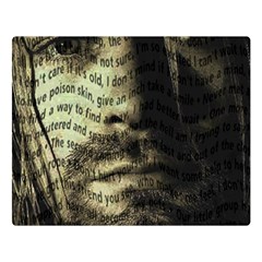 Kurt Cobain Double Sided Flano Blanket (large)  by Valentinaart