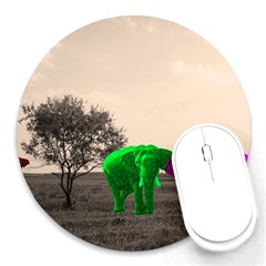 Africa  Round Mousepads by Valentinaart