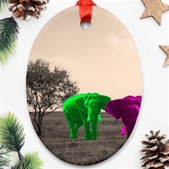 Africa  Oval Ornament (two Sides) by Valentinaart