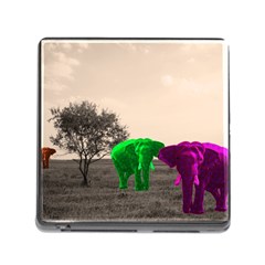 Africa  Memory Card Reader (square) by Valentinaart