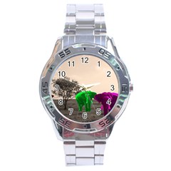 Africa  Stainless Steel Analogue Watch by Valentinaart