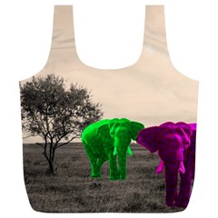 Africa  Full Print Recycle Bags (l)  by Valentinaart