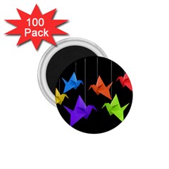 Paper Cranes 1 75  Magnets (100 Pack) 