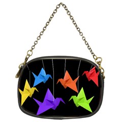 Paper Cranes Chain Purses (two Sides)  by Valentinaart