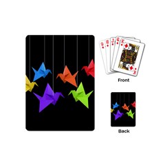 Paper Cranes Playing Cards (mini)  by Valentinaart