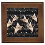 Paper cranes Framed Tiles Front