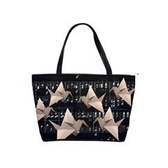 Paper Cranes Shoulder Handbags by Valentinaart