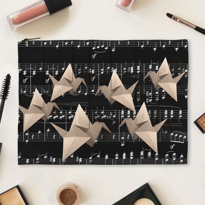 Paper cranes Cosmetic Bag (XL)