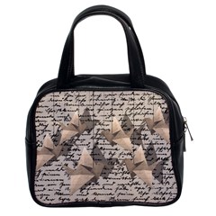 Paper Cranes Classic Handbags (2 Sides) by Valentinaart