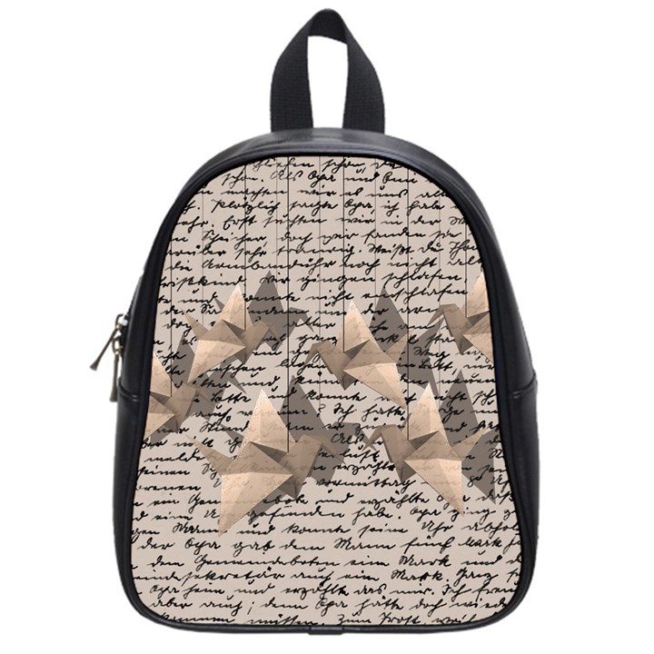 Paper cranes School Bags (Small) 