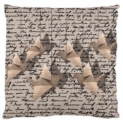 Paper Cranes Standard Flano Cushion Case (one Side) by Valentinaart