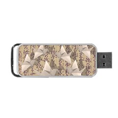 Paper Cranes Portable Usb Flash (one Side) by Valentinaart