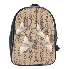 Paper Cranes School Bags (xl)  by Valentinaart