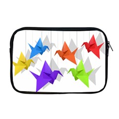 Paper Cranes Apple Macbook Pro 17  Zipper Case by Valentinaart