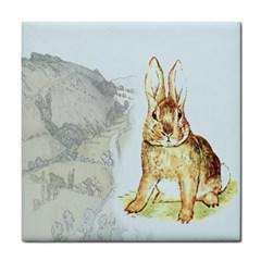 Rabbit  Tile Coasters by Valentinaart