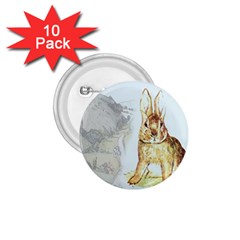 Rabbit  1 75  Buttons (10 Pack) by Valentinaart