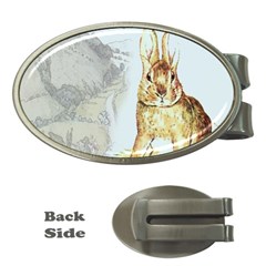 Rabbit  Money Clips (oval)  by Valentinaart