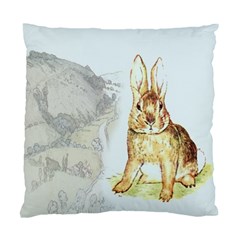 Rabbit  Standard Cushion Case (two Sides) by Valentinaart