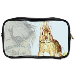 Rabbit  Toiletries Bags 2-side by Valentinaart