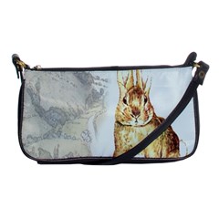 Rabbit  Shoulder Clutch Bags by Valentinaart