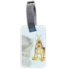 Rabbit  Luggage Tags (one Side)  by Valentinaart