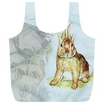 Rabbit  Full Print Recycle Bags (L)  Front