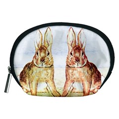 Rabbits  Accessory Pouches (medium)  by Valentinaart