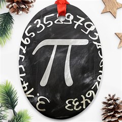 Pi Ornament (oval) by Valentinaart