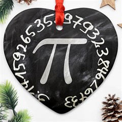 Pi Ornament (heart) by Valentinaart