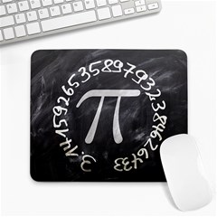 Pi Large Mousepads by Valentinaart