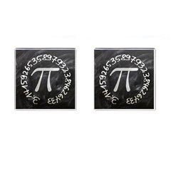 Pi Cufflinks (square) by Valentinaart