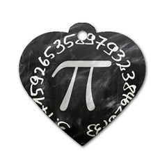 Pi Dog Tag Heart (two Sides) by Valentinaart