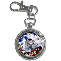 Vintage bird in the cage  Key Chain Watches