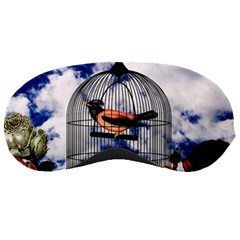 Vintage Bird In The Cage  Sleeping Masks by Valentinaart