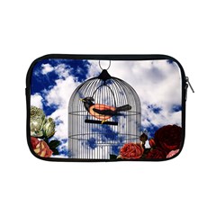 Vintage Bird In The Cage  Apple Ipad Mini Zipper Cases by Valentinaart