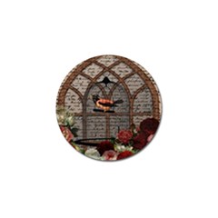 Vintage Bird In The Cage Golf Ball Marker (4 Pack)